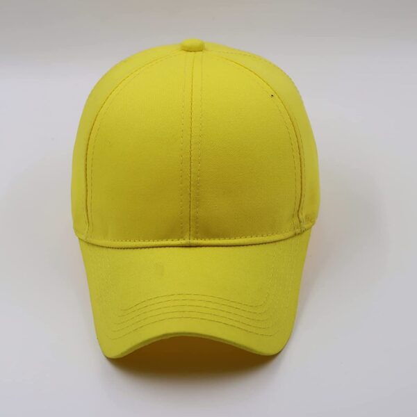 Custom Yellow Cap with Logo – Personalized Promotional Caps for Corporate Branding & Events