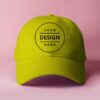 Custom Yellow Cap with Logo