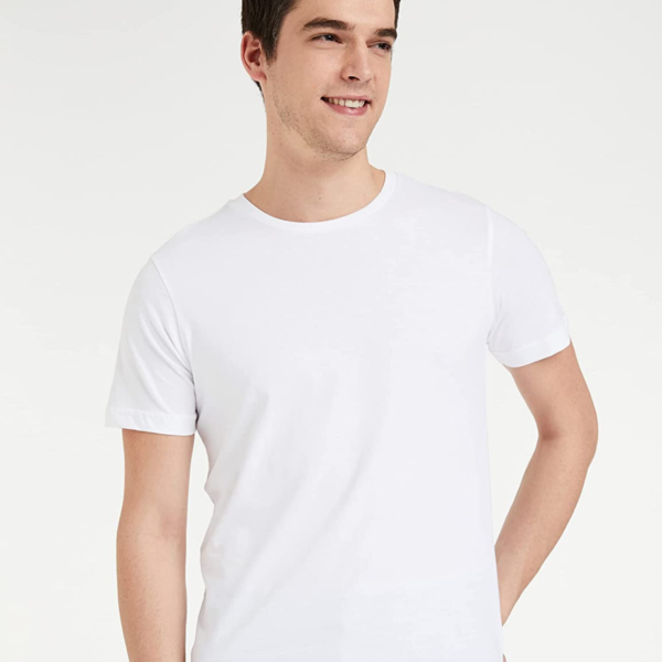 148 Plain Black Round Neck T-Shirt 180 GSM 100% Cotton for Custom Printing, Branding, Uniforms and Casual Wear