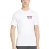 PRODUCT IMAGES 1 (2) Custom Chest and Back Printed White Dry Fit Round Neck T-Shirt for Sports, Corporate Branding and Events