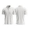 white polo 3 Plain White Spun Polo T-Shirt 50% Cotton 50% Spandex for Corporate Uniforms, Branding and Custom Printing