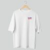 Custom Chest & Back Printed White Oversized T-Shirt 240 GSM | Premium Cotton Oversized T-Shirt for Branding & Streetwear