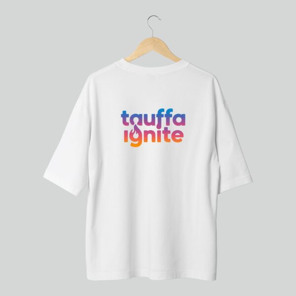 Custom Chest & Back Printed White Oversized T-Shirt 240 GSM | Premium Cotton Oversized T-Shirt for Branding & Streetwear